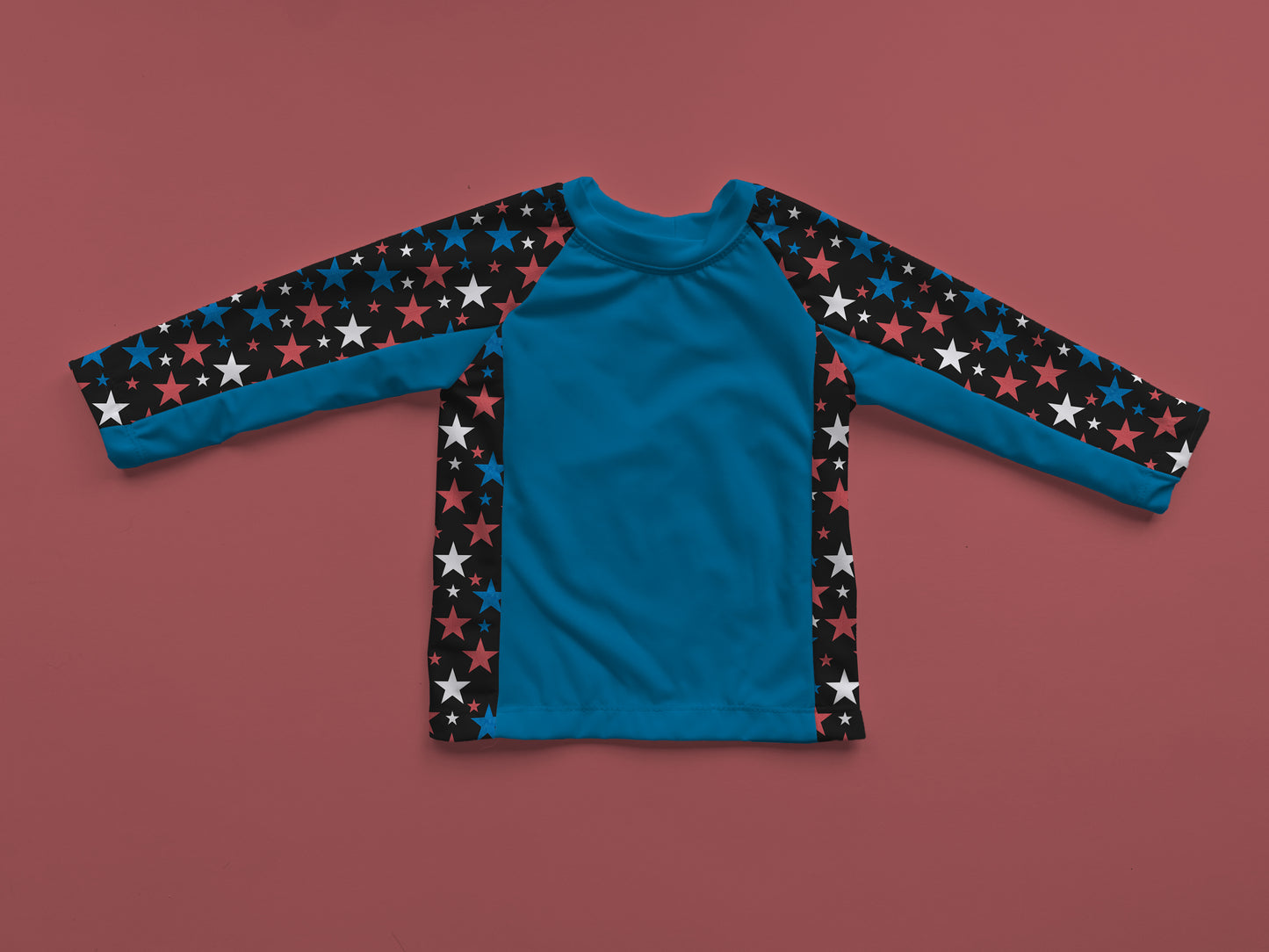 Hang Ten Rash Guard Top Mockup, Realistic Swimwear Mockup for Photoshop and Procreate