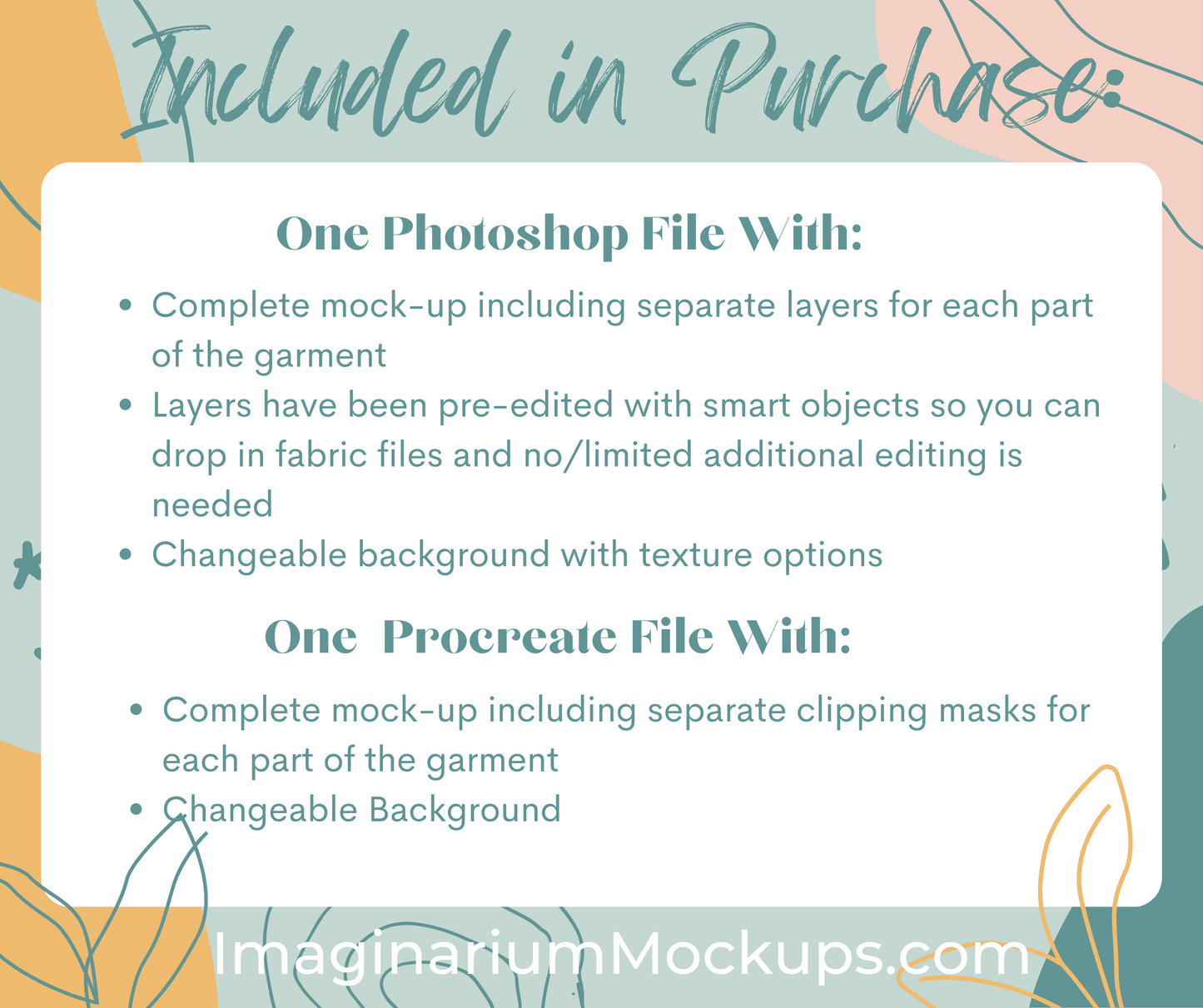 Long Sleeve Flutter Top Mock Up, Realistic Clothing Mockup for Photoshop and Procreate