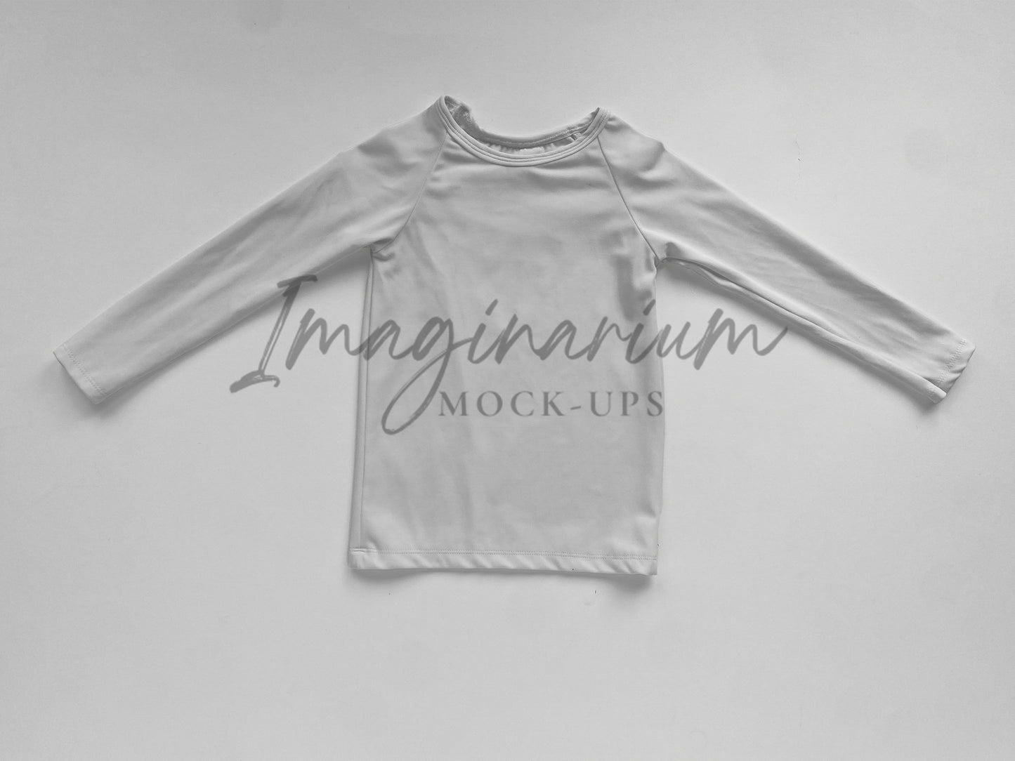 Rash Guard Top Mockup, Realistic Swimwear Mockup for Photoshop and Procreate
