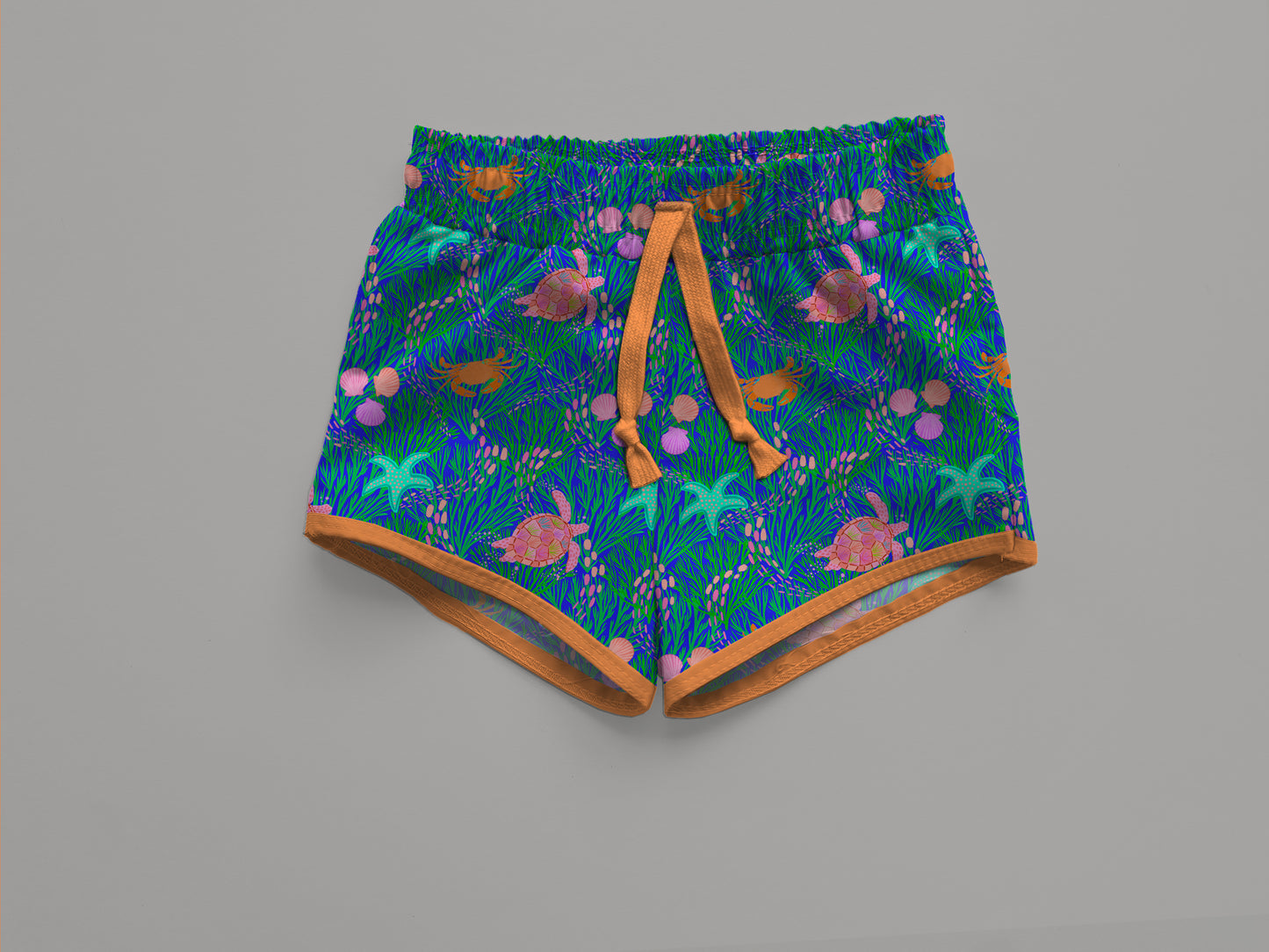 Board Shorts Swim Trunks Mock Up, Swim Boardies, Realistic Swimsuit Mockup for Photoshop and Procreate