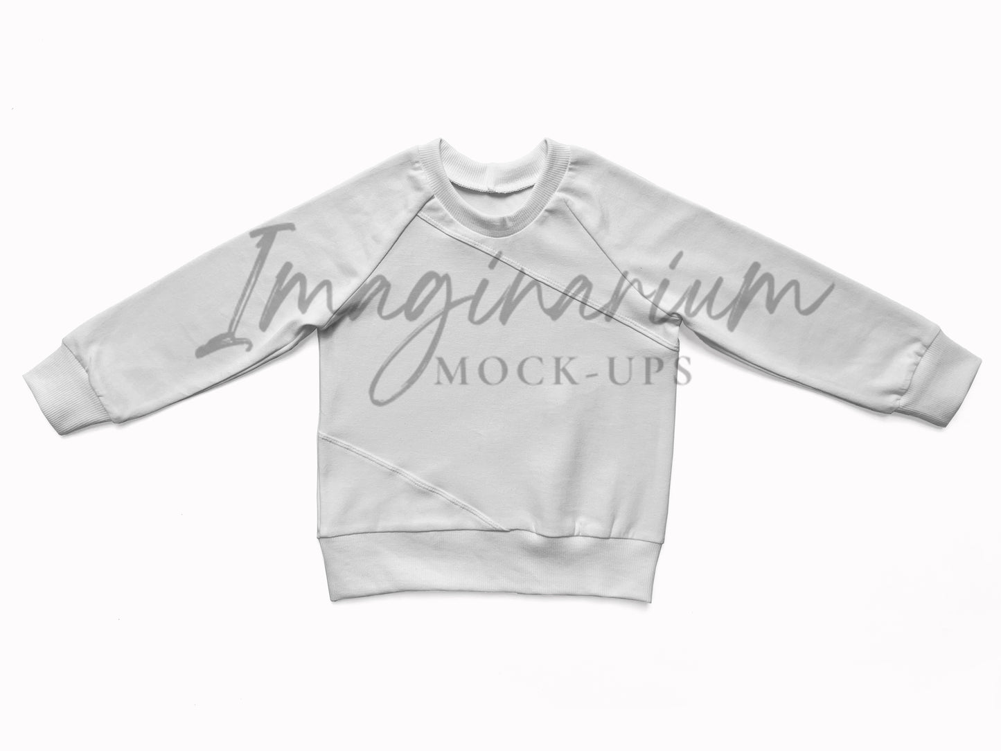 Long Sleeve Color Block Sweater Mock Up, Tamarack Top, Realistic Clothing Mockup for Photoshop and Procreate