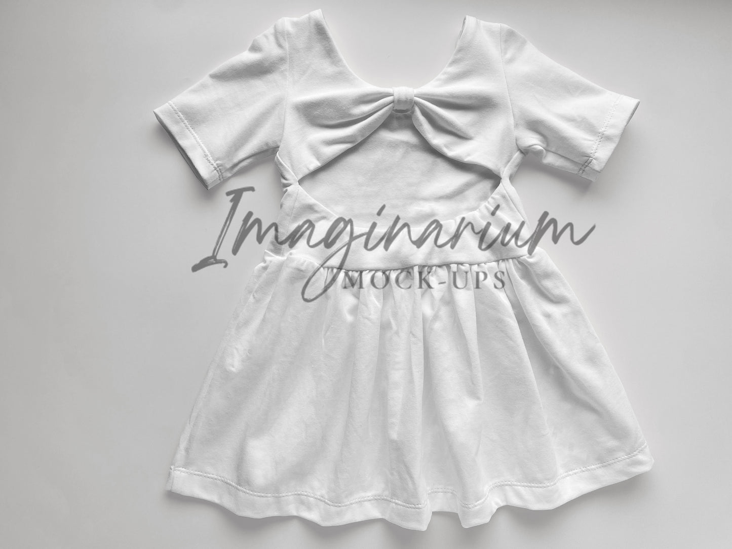 Vallejo Bow Back Dress Mock Up, Realistic Mockup for Photoshop and Procreate