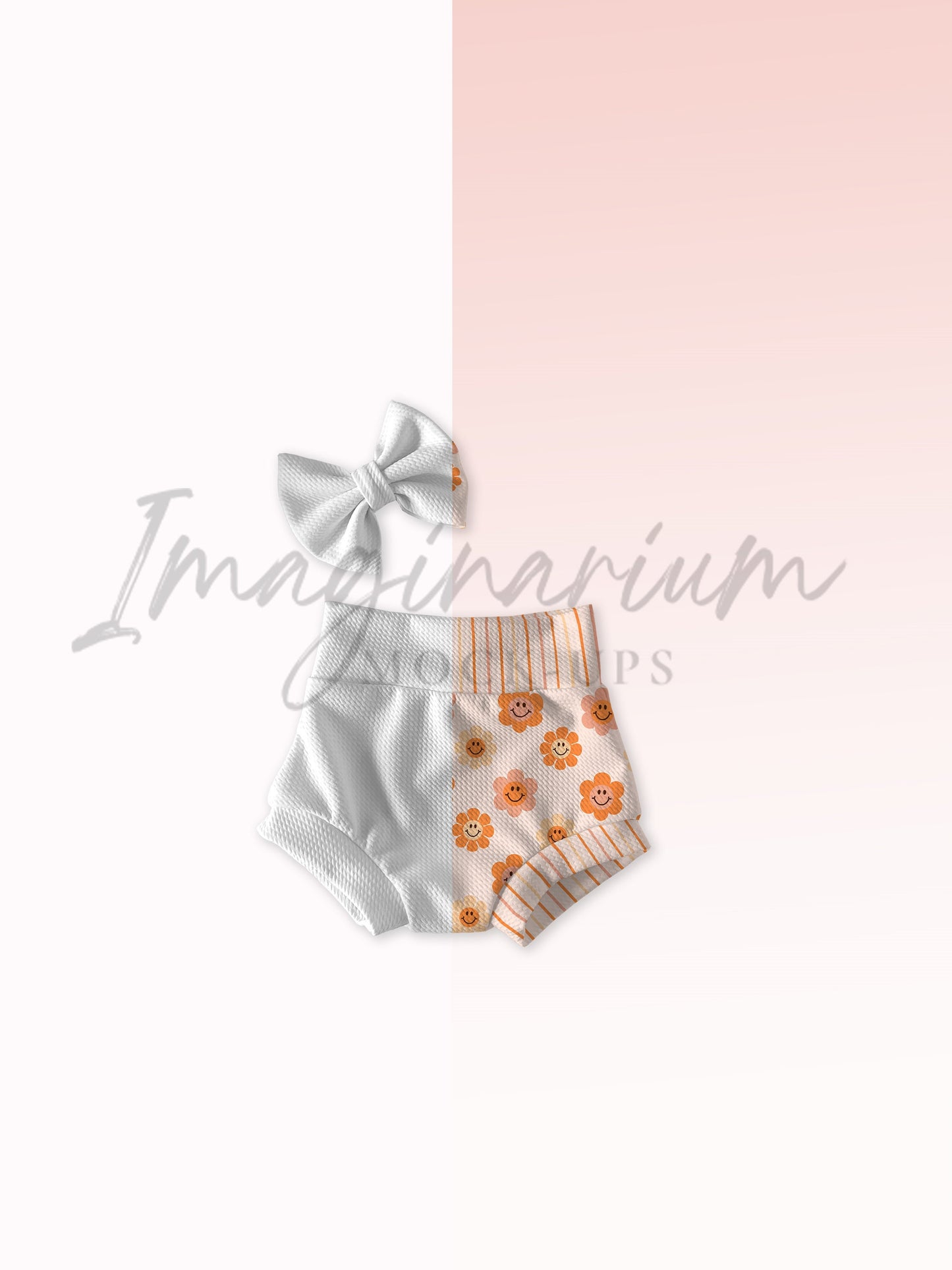 Bullet Fabric Bummies and Bow Mock Up, Realistic Clothing Mockup for Photoshop and Procreate
