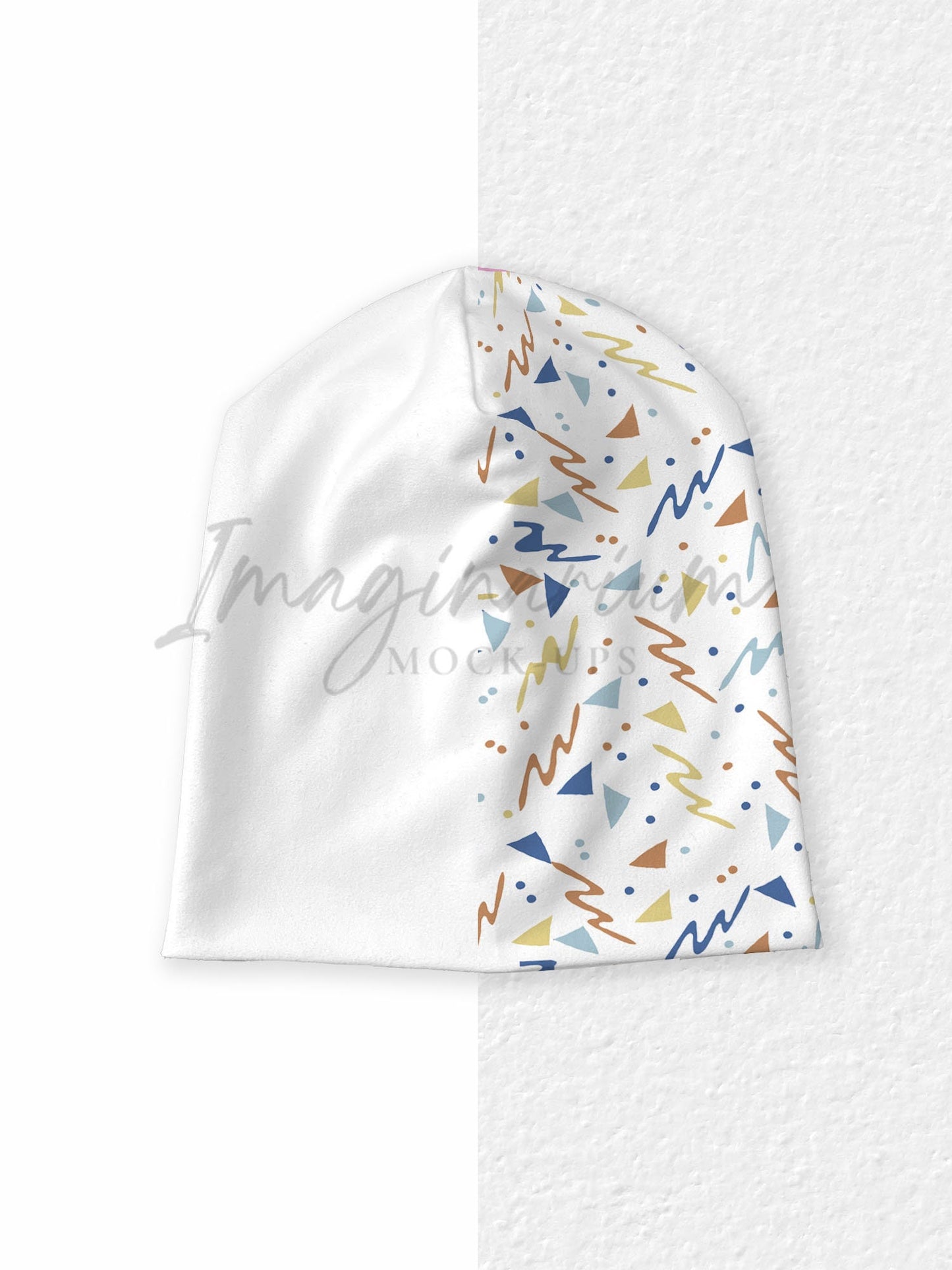 Slouchy Beanie Mock Up, Realistic Mockup for Photoshop and Procreate