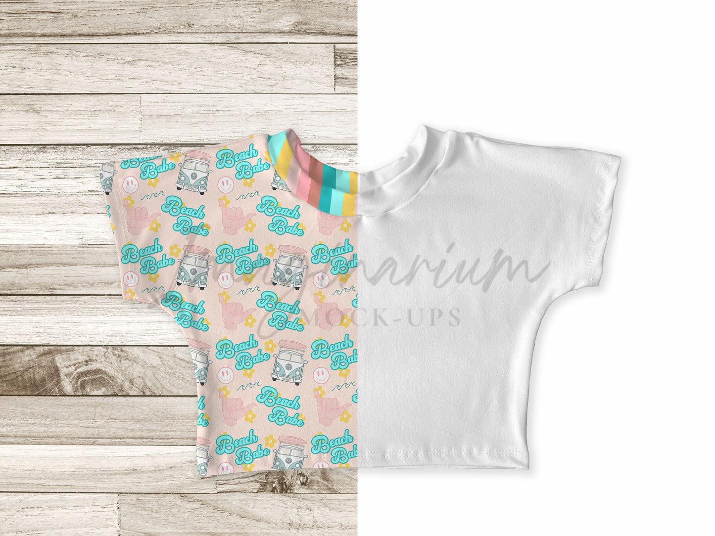 Lounge Crop Top Mock Up, Realistic Clothing Mockup for Photoshop and Procreate