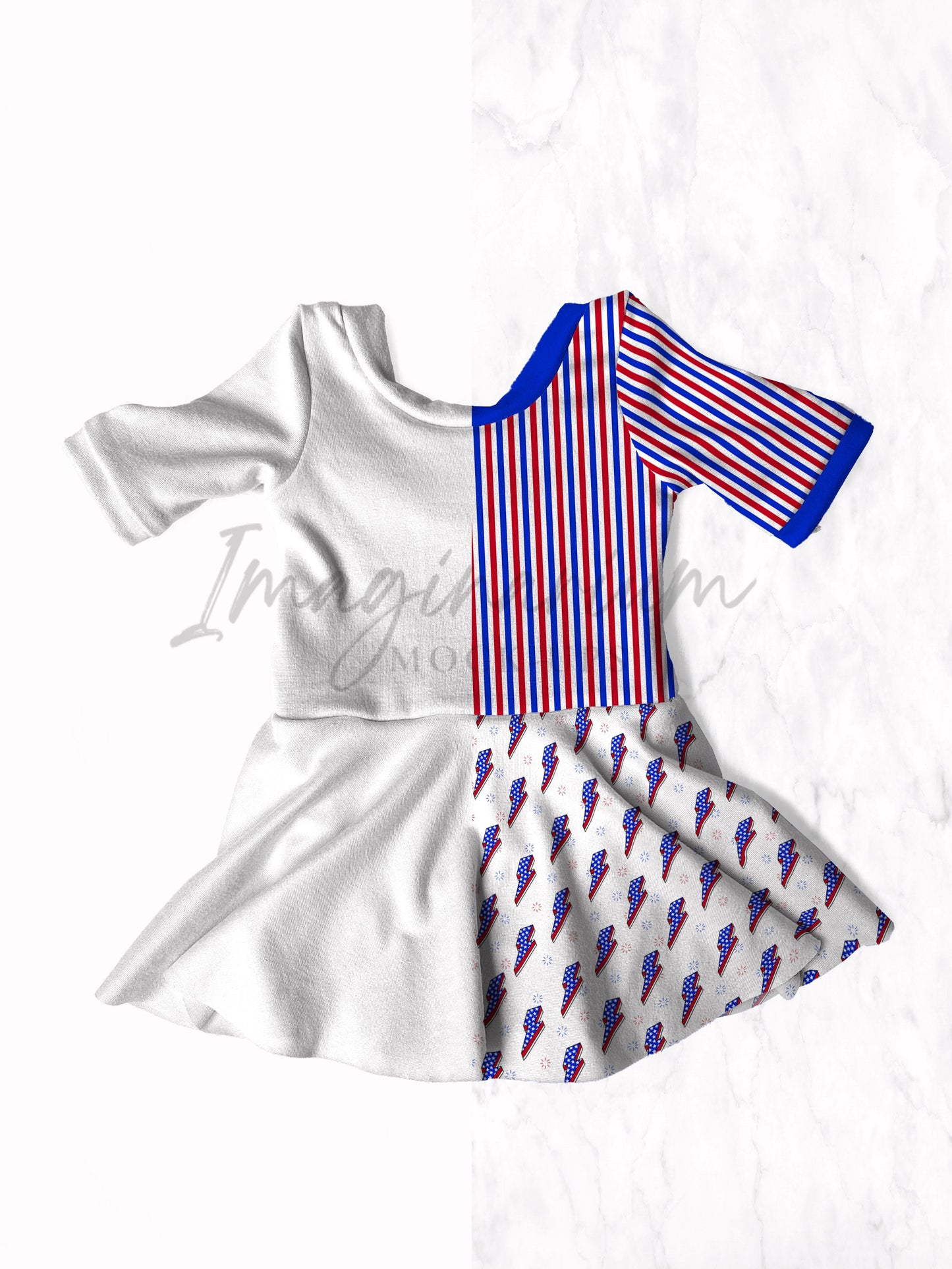 Skirted Bodysuit Mock Up, Realistic Mockup for Photoshop and Procreate