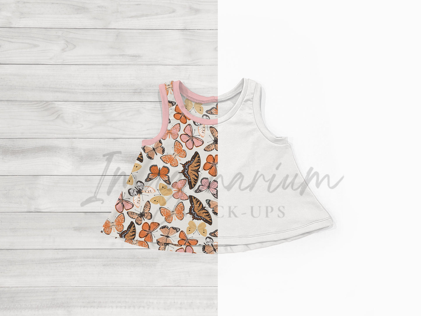 Swing Tank Top Mock Up, Realistic Mockup for Photoshop and Procreate
