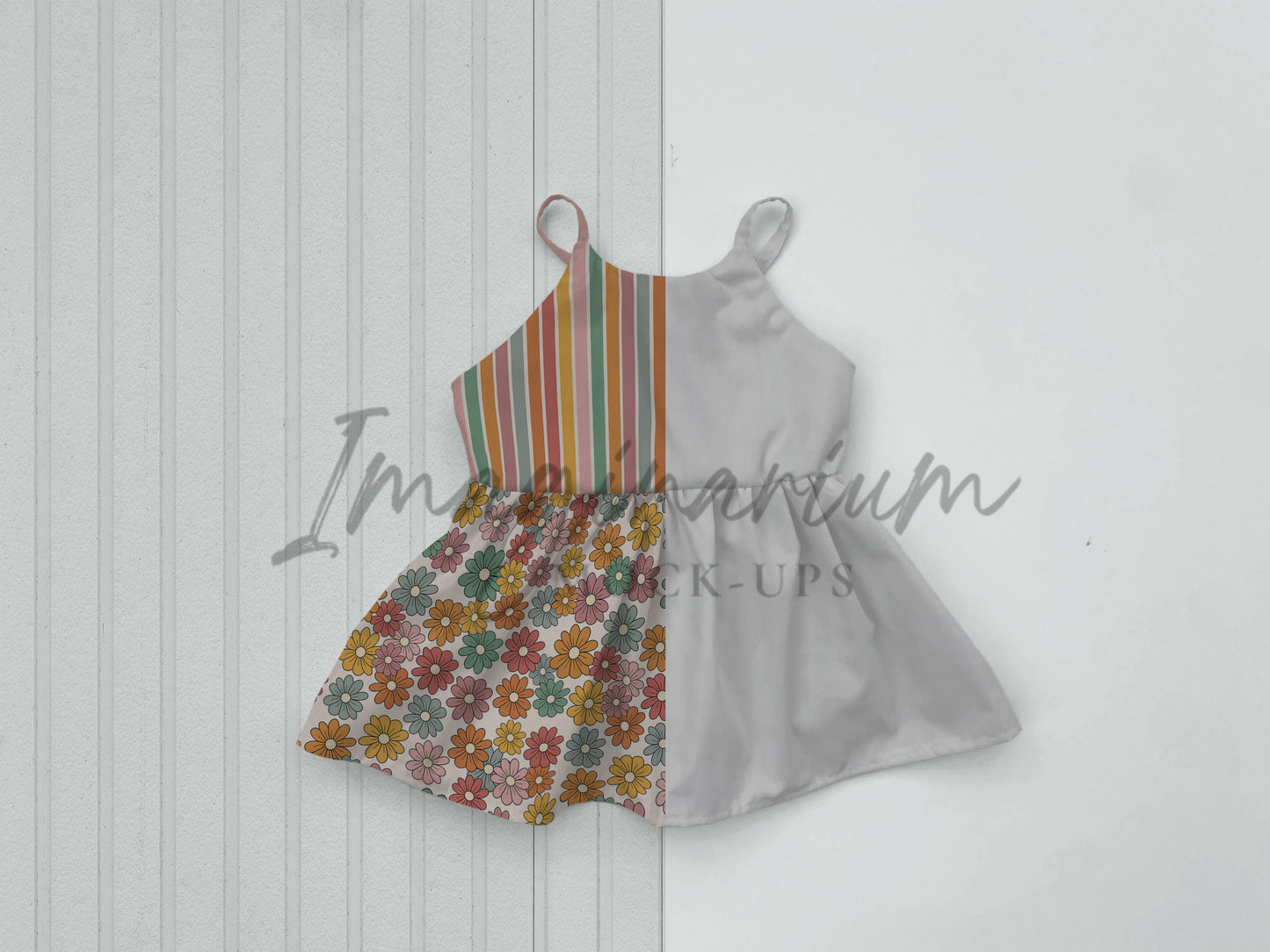 Woven Peplum Top Mock Up, Realistic Mockup for Photoshop and Procreate