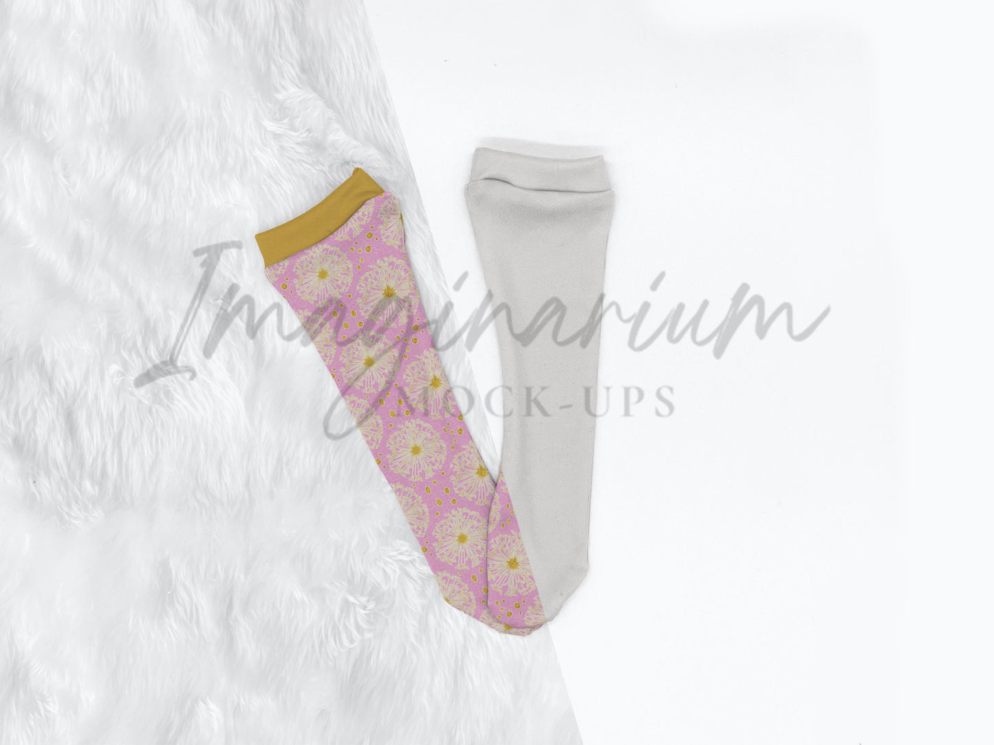 Socks Mock Up, Realistic Mockup for Photoshop and Procreate