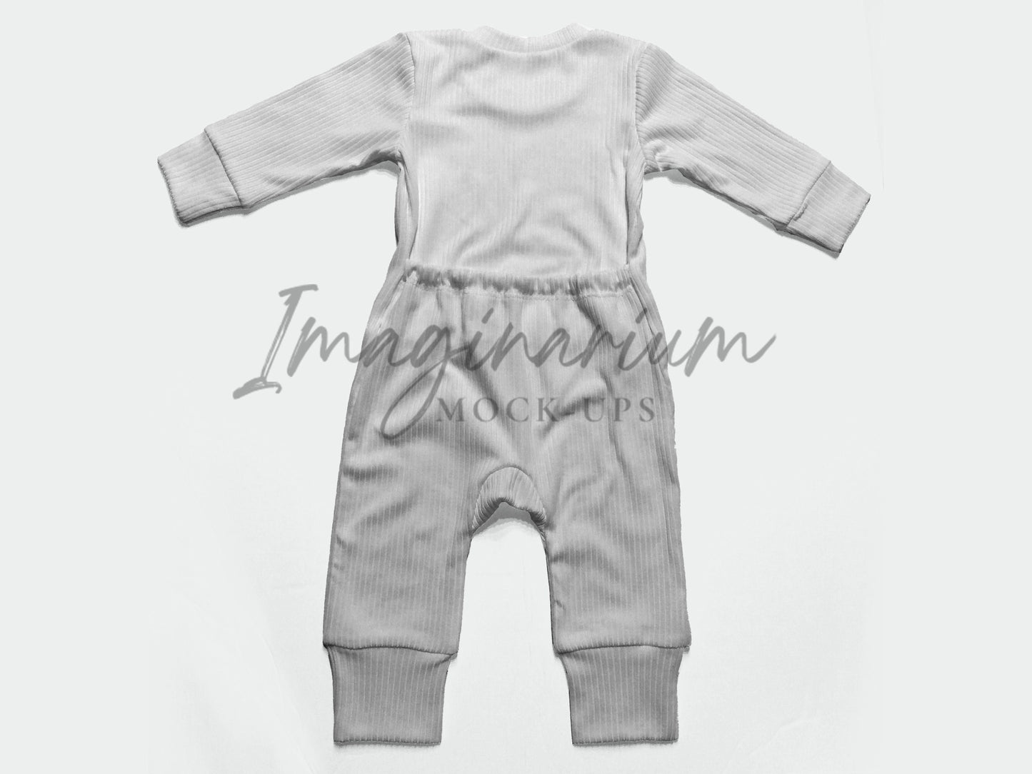 Envelope Back Snugglebug Romper Romper Mock Up, Realistic Clothing Mockup for Photoshop and Procreate