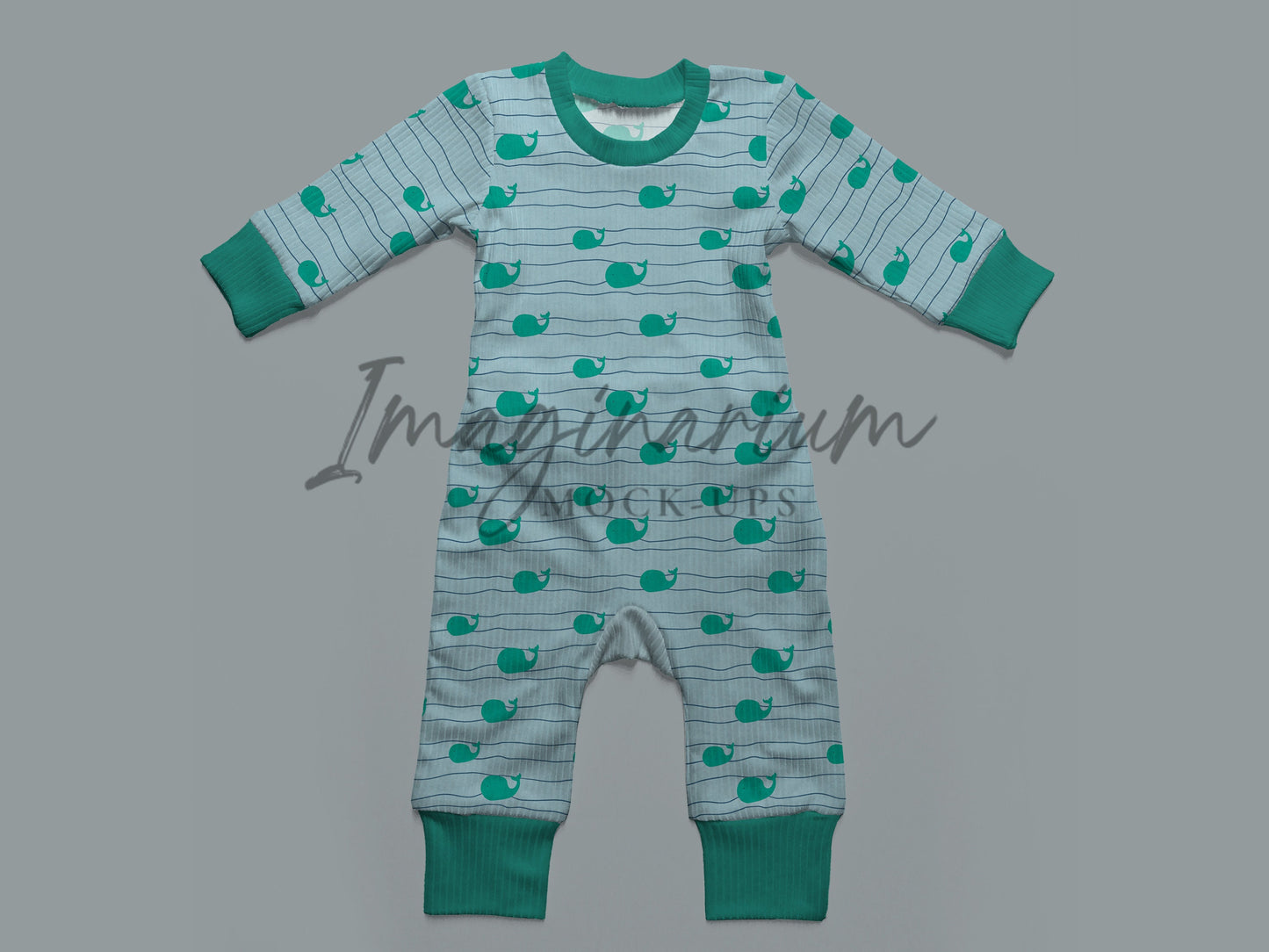 Envelope Back Snugglebug Romper Romper Mock Up, Realistic Clothing Mockup for Photoshop and Procreate