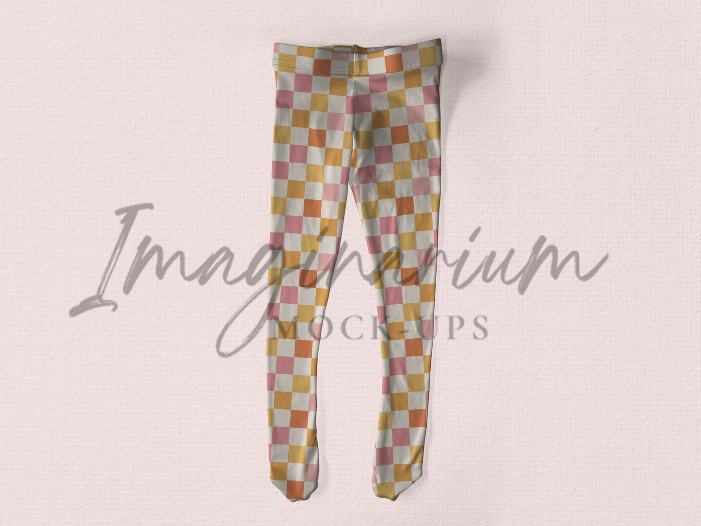 Kids Tights Mock Up, Realistic Clothing Mockup for Photoshop and Procreate