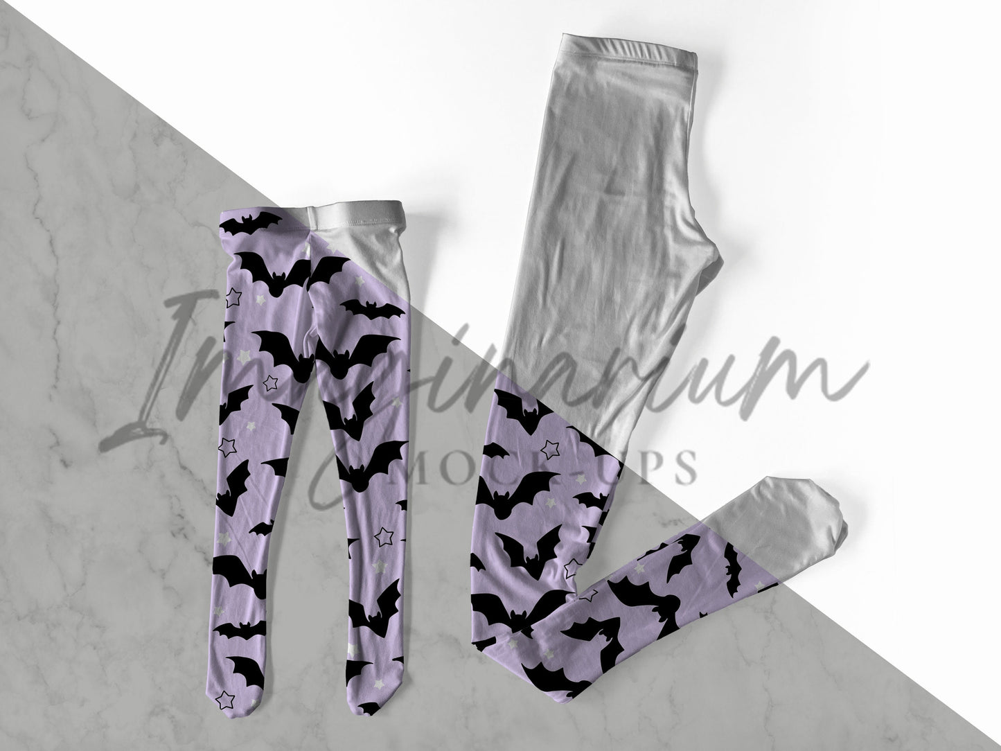 Mommy and Me Opal Tights Mock Up, Realistic Clothing Mockup for Procreate and Photoshop