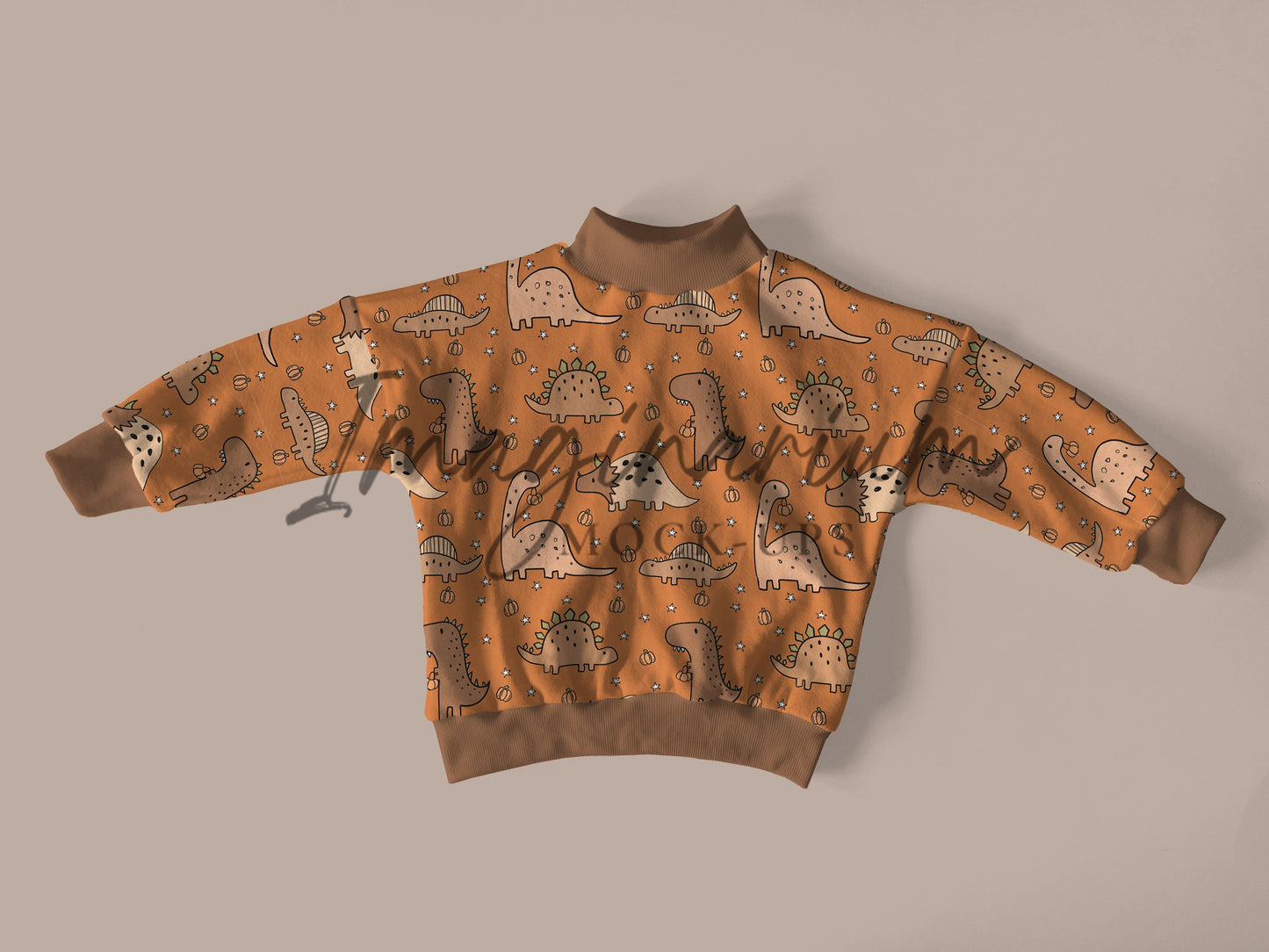 Oversized Sweater Thick and Normal Neckband Mock Up, Realistic Clothing Mockup for Photoshop and Procreate