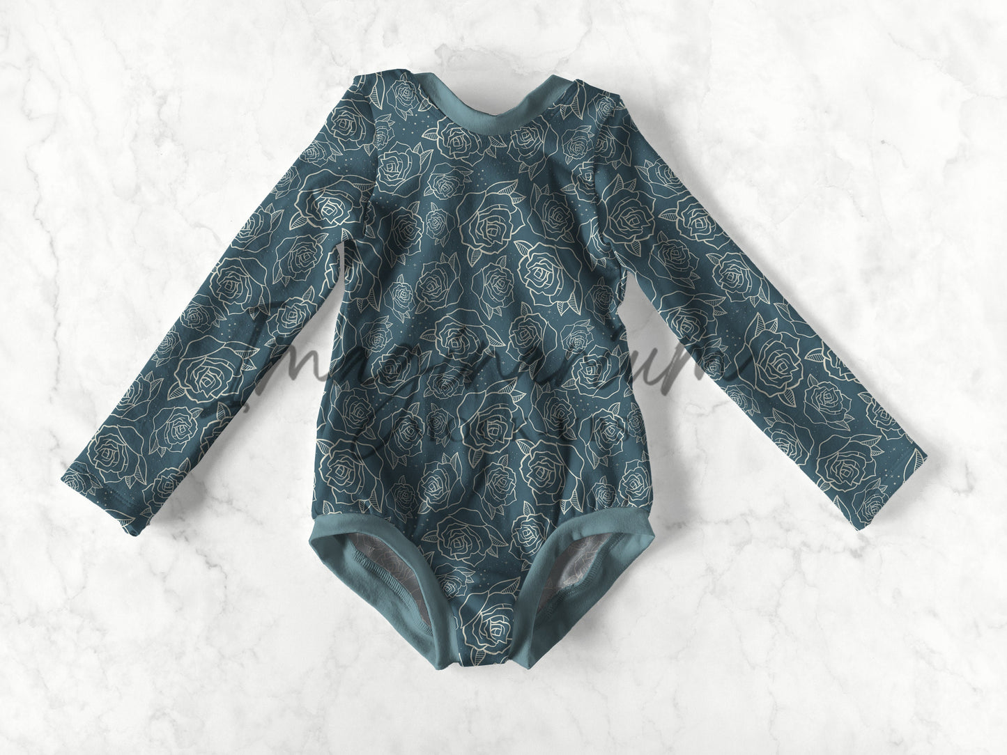 Long sleeve Leotard Mock Up, Realistic Clothing Mockup for Photoshop and Procreate