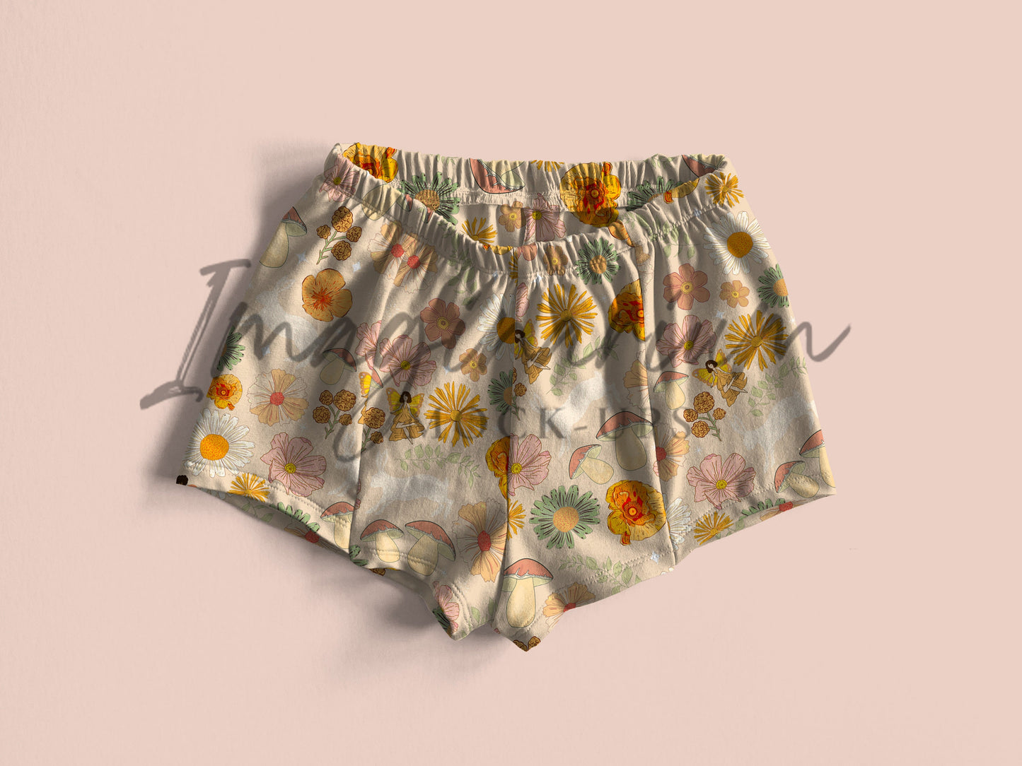 Breezy Shorts Mock Up, Realistic Clothing Mockup for Photoshop and Procreate