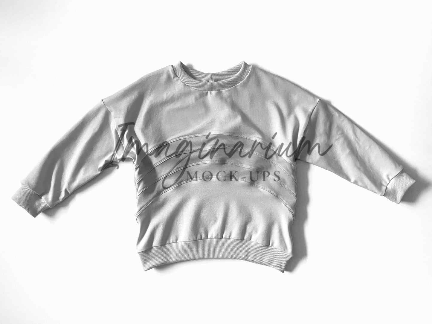 Long Sleeve Rainbow Dolman Top Mock Up, Realistic Mockup for Photoshop and Procreate