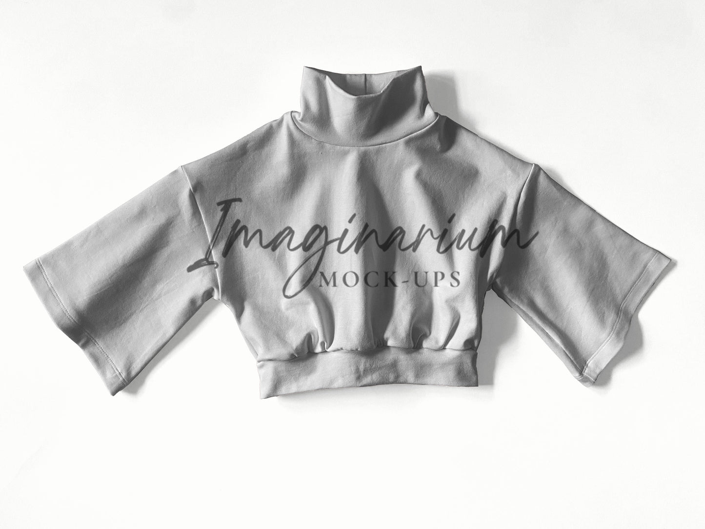 Bell Sleeve Mock Neck Sweater Mock Up, Bell Sleeve Long Sleeve Sweater Mock Ups, Realistic Procreate Mockup, Customizable Photoshop Mockup