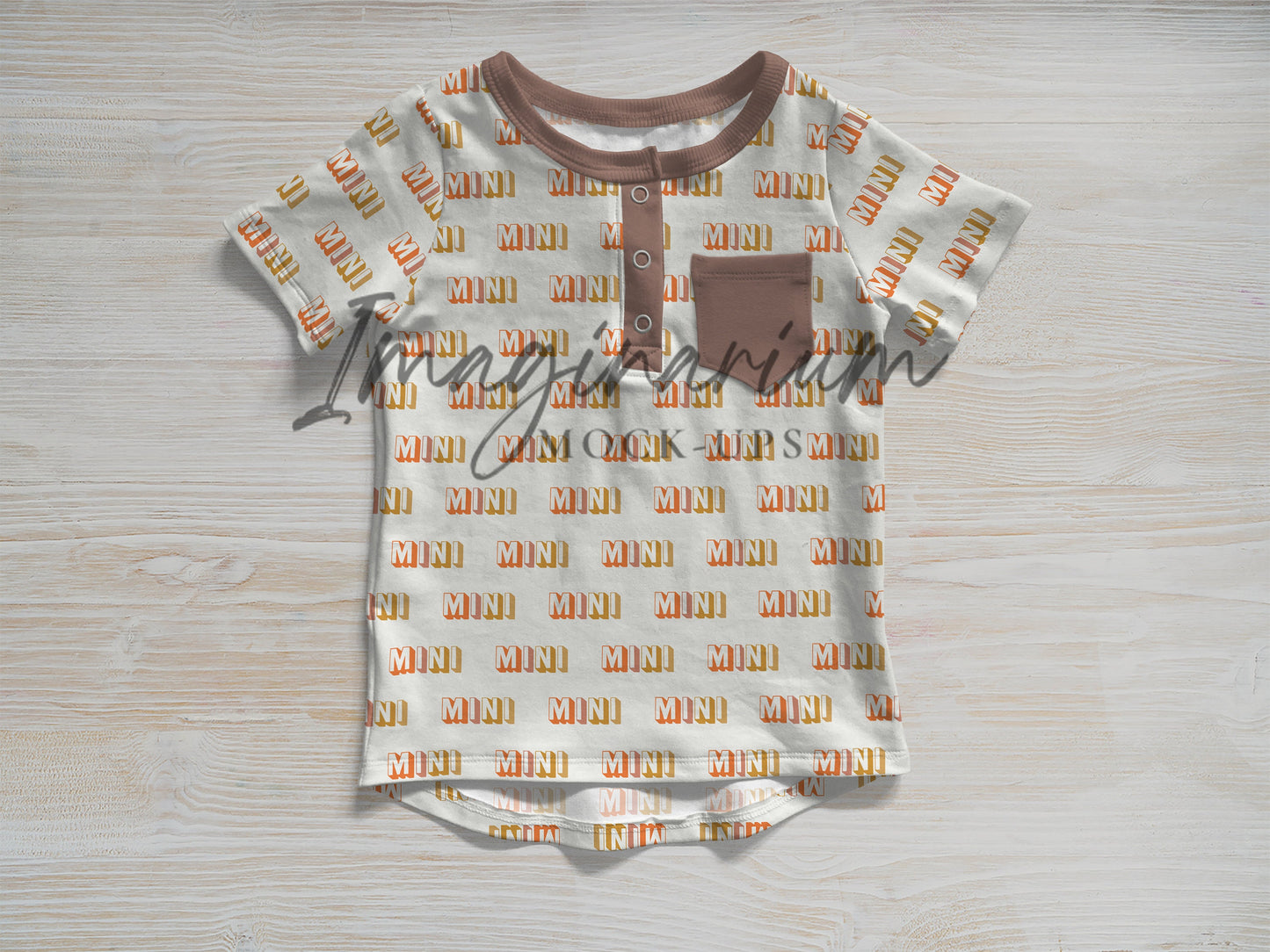 Short Sleeve Henley Top Mock Up, Realistic T-Shirt Mockup for Photoshop and Procreate