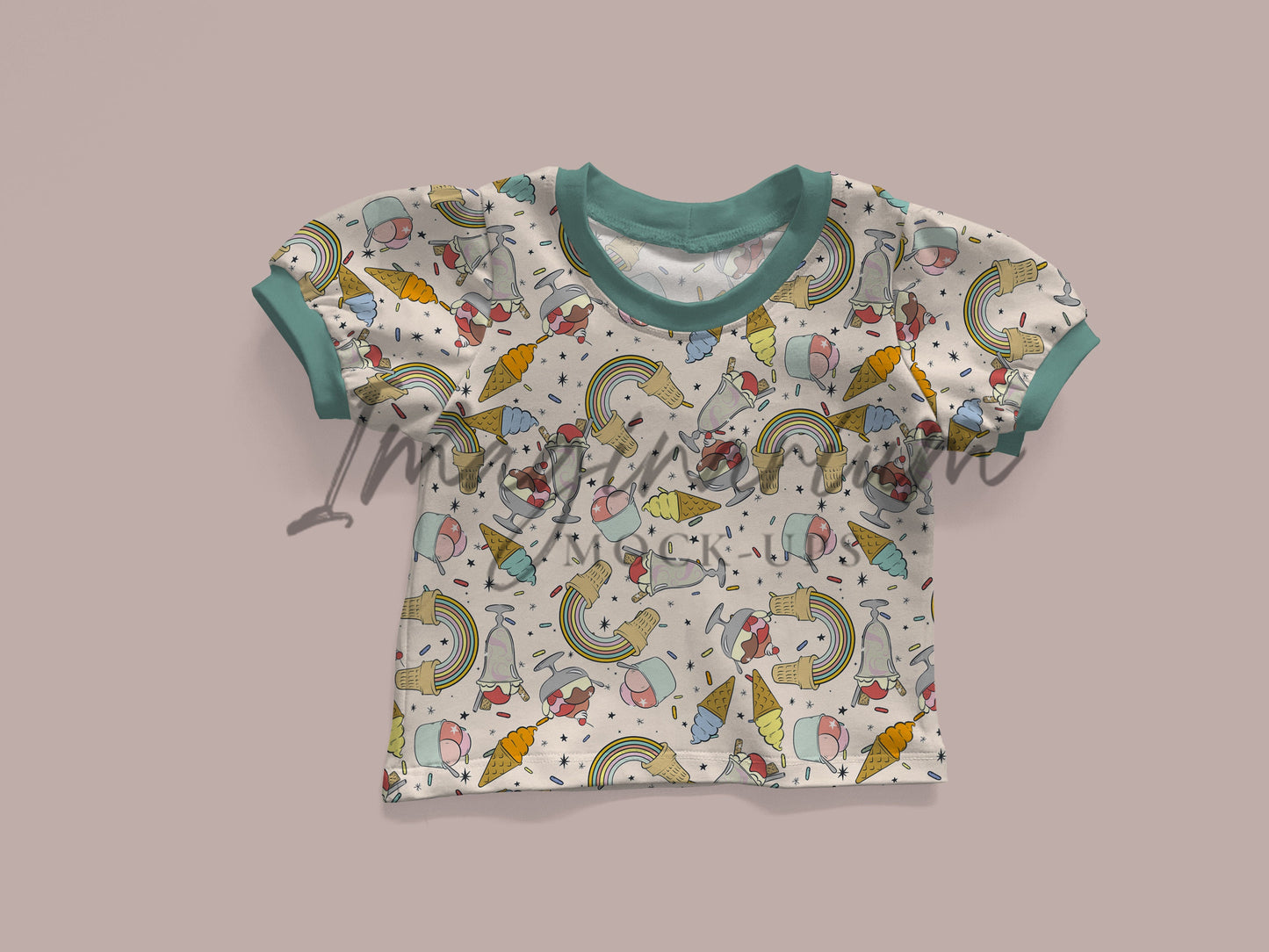 Puff Sleeve Top Mock Up, Short Sleeve Shirt Realistic Mockup for Photoshop and Procreate