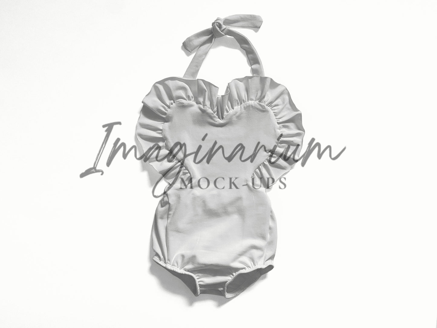 Heart Lover Romper Mock Up, Realistic Clothing Mockup for Photoshop and Procreate