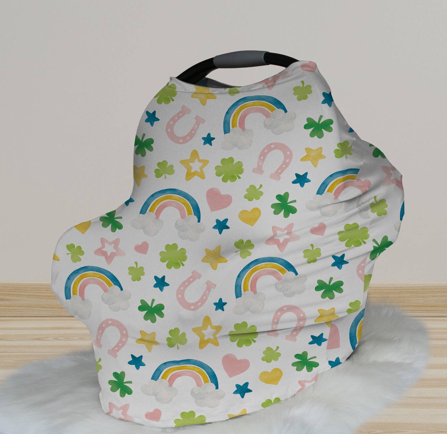 Car Seat Cover Mockup, Nursing Cover Mockup, Realistic Mock Up for Photoshop and Procreate