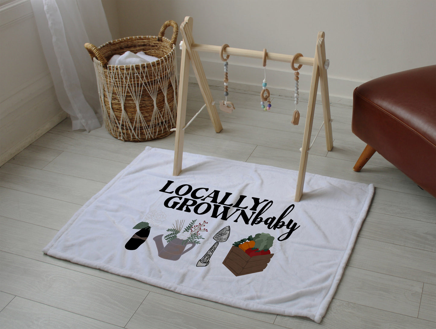 Playmat Blankie Mock Up, Realistic 30x20 Minky Blanket Mockup for Photochop and Procreate