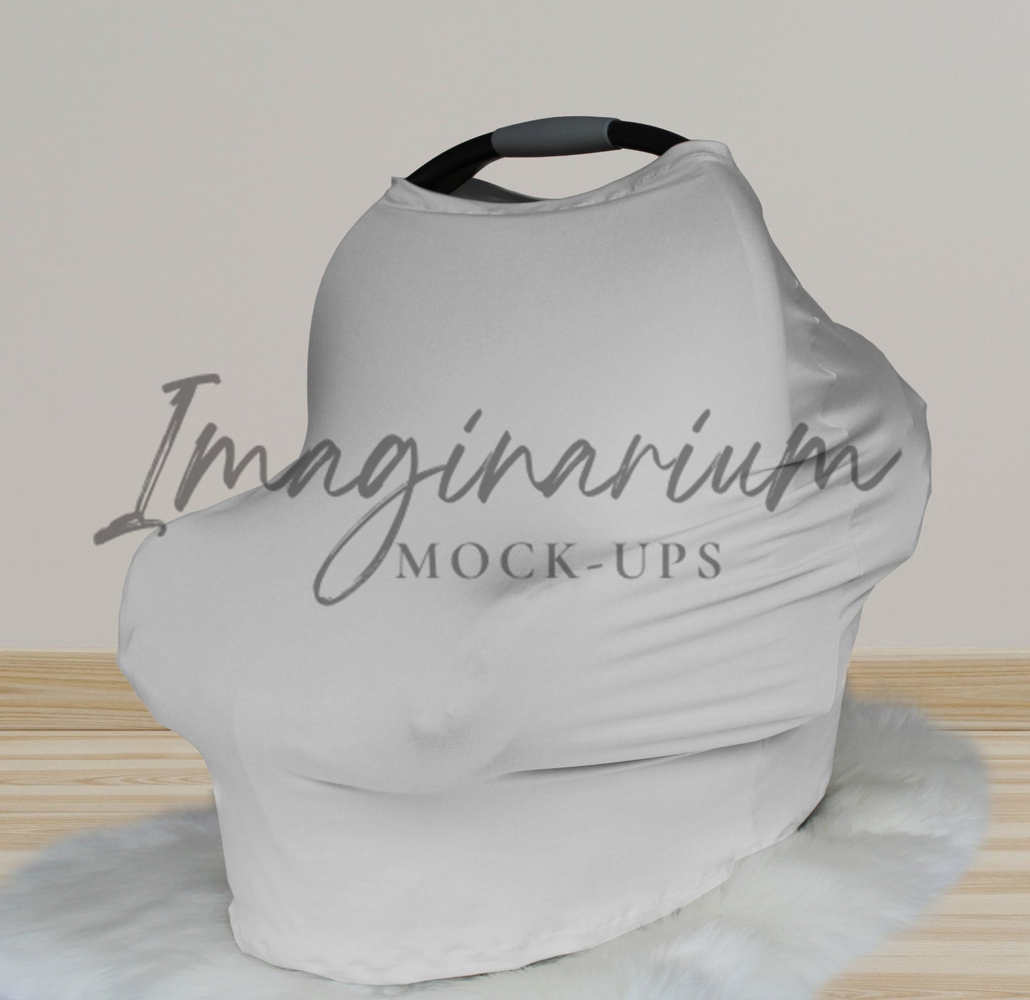 Car Seat Cover Mockup, Nursing Cover Mockup, Realistic Mock Up for Photoshop and Procreate