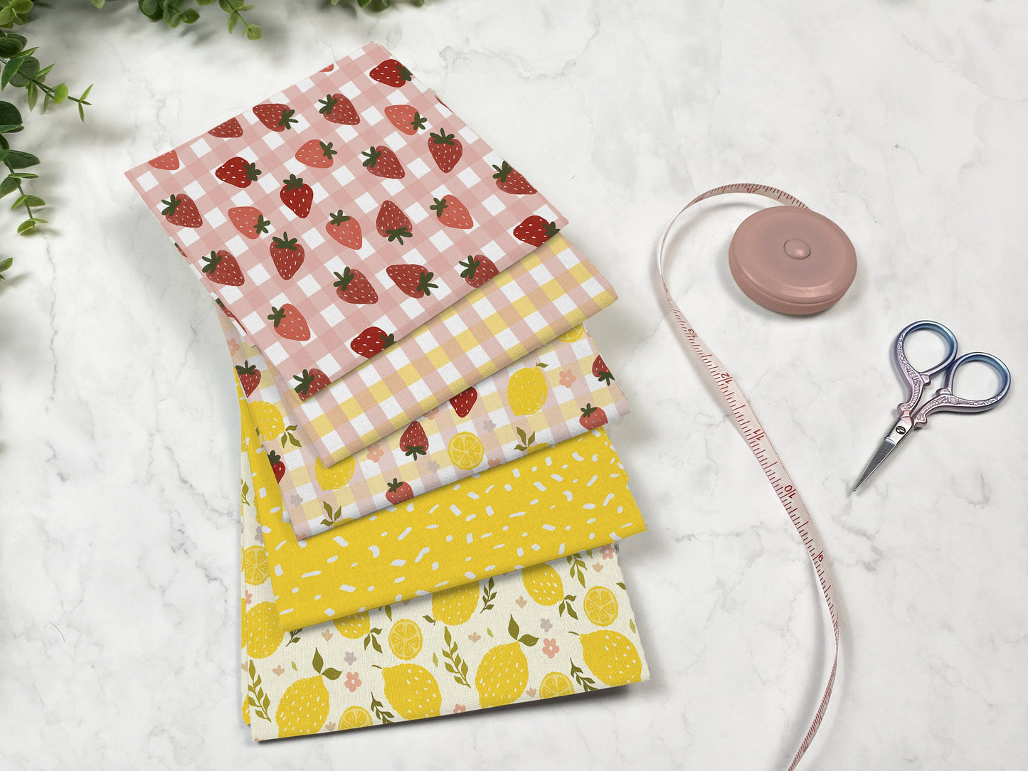 Fat Quarter Folded Fabric Mock-ups, Realistic Mockup for Photoshop and Procreate