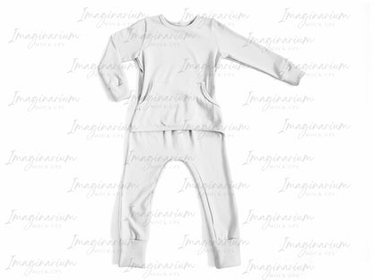 Long Sleeve Anytime Romper Mock Up,  Realistic Mockup for Photoshop and Procreate