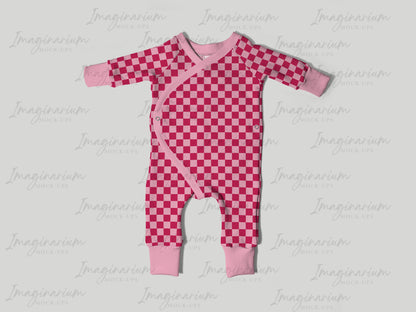 Baby East Romper Mock Up, Realistic Clothing Mockup for Photoshop and Procreate