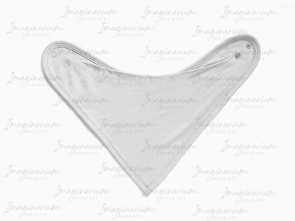 Bandana Bib BUNDLE Mock Up, Realistic Baby Bib Mockup for Photoshop and Procreate