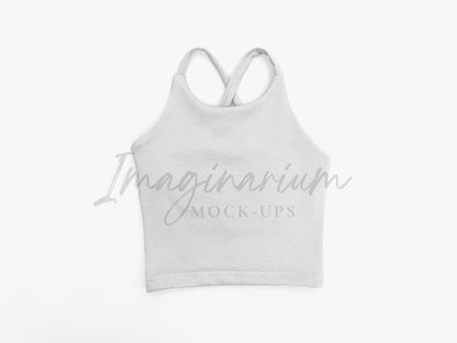 Cross Strap Modest Crop Top Brielle Mock Up, Realistic Clothing Mockup for Photoshop and Procreate