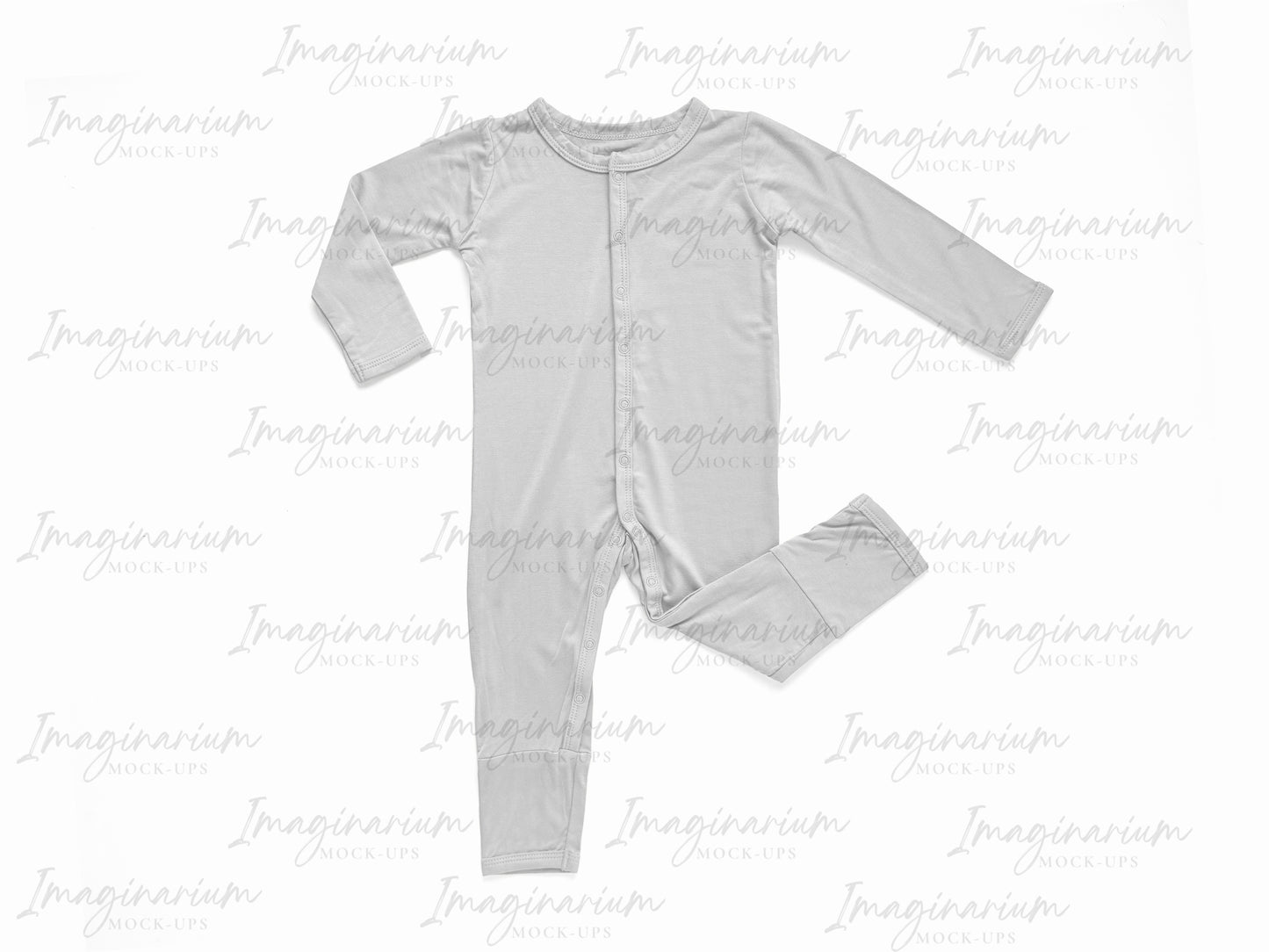 Snap Sleeper Mock Up, Realistic Baby Pajama Mockup for Photoshop and Procreate