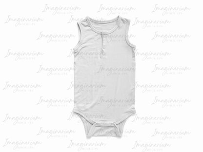 Tank Onsie Mock Up, Realistic Clothing Mockup for Photoshop and Procreate