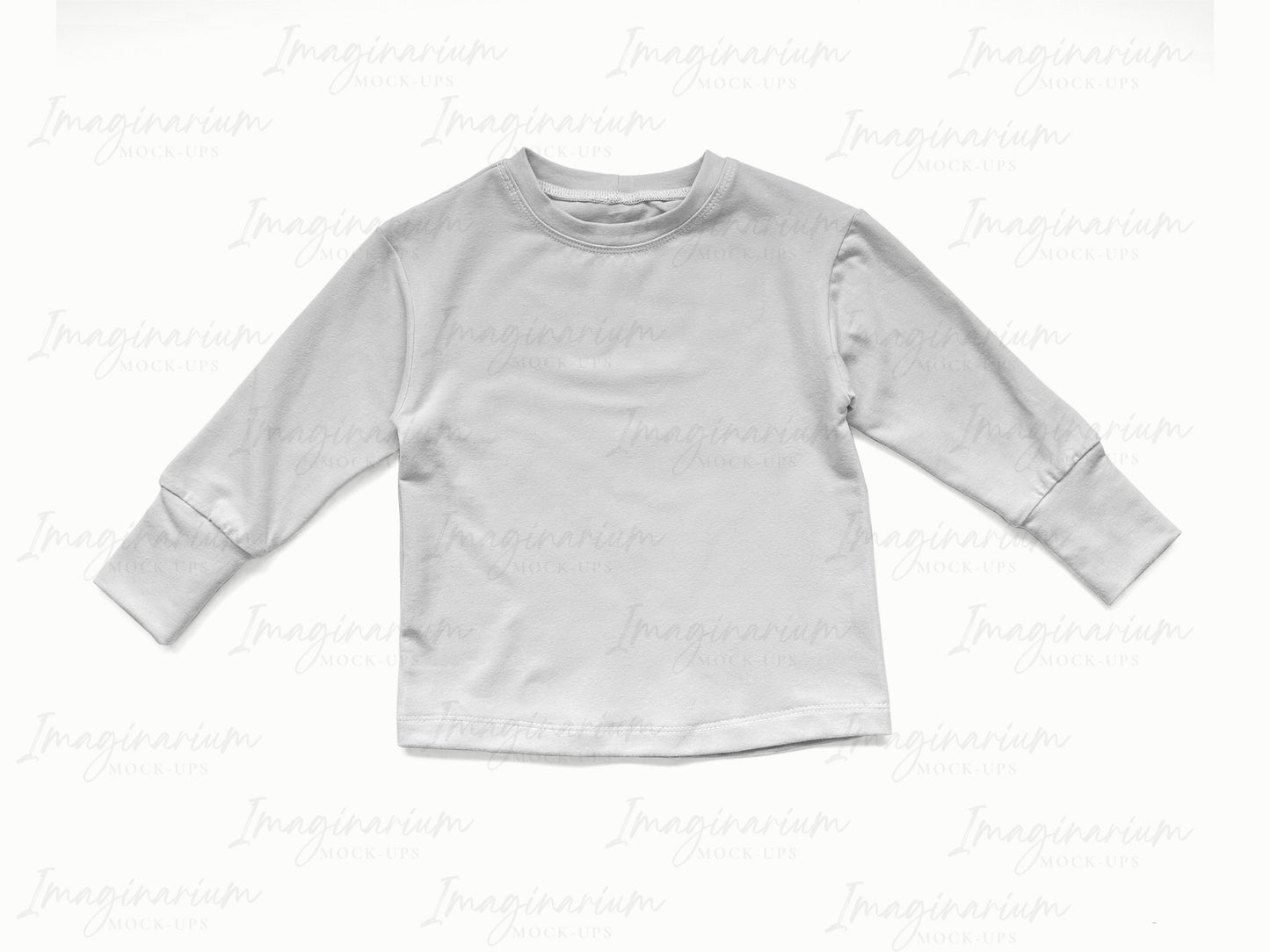 Gus + Steel Long Sleeve Drop Shoulder Tee Shirt Mockup, Realistic Clothing Mock Up for Photoshop and Procreate