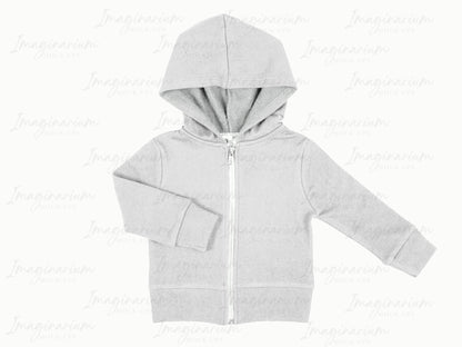Gus + Steel Zip Up Hoodie Mock Up, Realistic Clothing Mockup for Photoshop and Procreate
