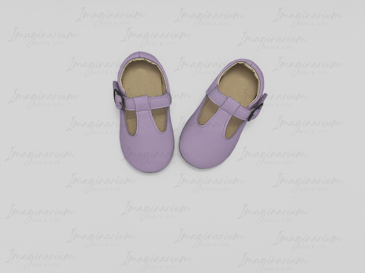 Mary Jane Shoes Mock Up, Realistic Baby Shoes Mockup for Procreate and Photoshop