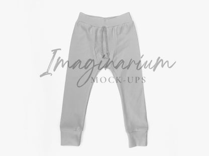 Fabric Waist PJ Pants Mock Up, Realistic Pajama Clothing Mockup for Photoshop and Procreate