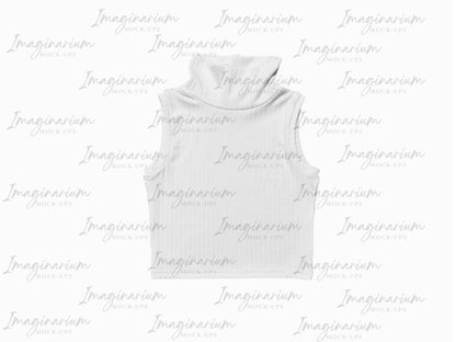 Mock Neck Tank Top Mock Up, Realistic Clothing Mockup for Photoshop and Procreate