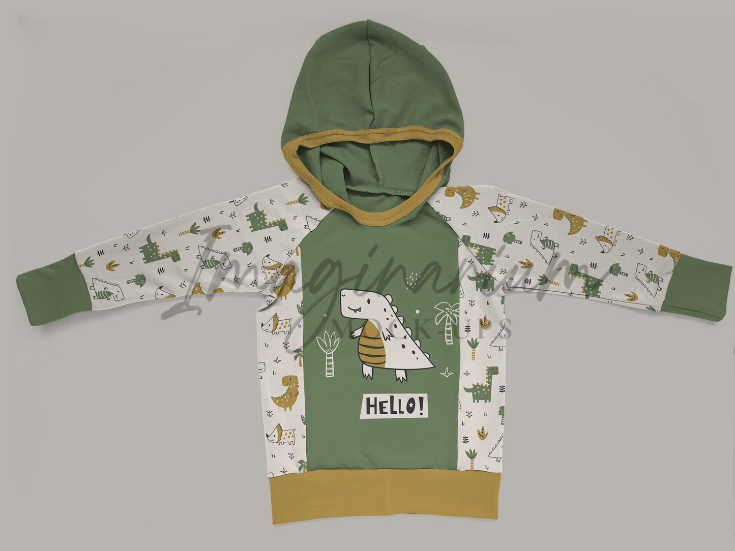 Seaside Hoodie Sweatshirt Mockup, Realistic Clothing Mock Up for Photoshop and Procreate