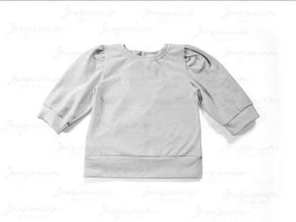 Long Sleeve Starling Top Mock Up, Realistic Clothing Mockup for Photoshop and Procreate