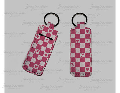 Lipstick or Chapstick Holder Sublimation Keychain Mock Up, Realistic Mockup for Photoshop and Procreate