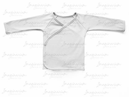 Baby Wrap Set Long Sleeve Top Mock-up, Realistic Clothing Mockup for Procreate and Photoshop