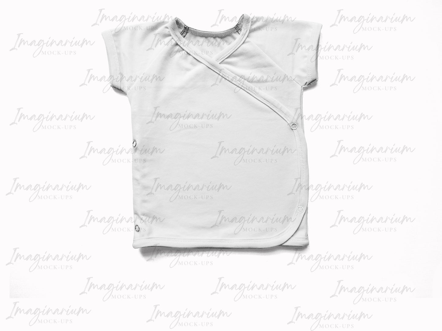 Baby Wrap Set Short Sleeve Top Mock-up, Realistic Clothing Mockup for Procreate and Photoshop