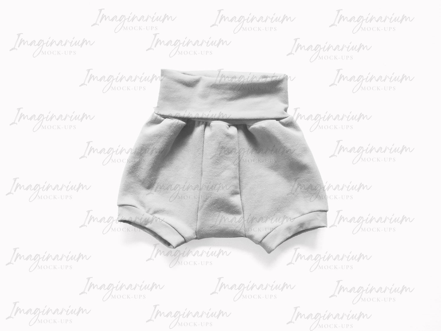 Baby Wrap Set Shorts Mock-up, Realistic Clothing Mockup for Procreate and Photoshop