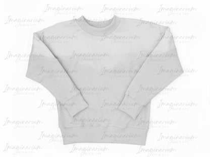 Xoe Colorblock Sweater Mock Up, Realistic Clothing Mockup for Photoshop and Procreate