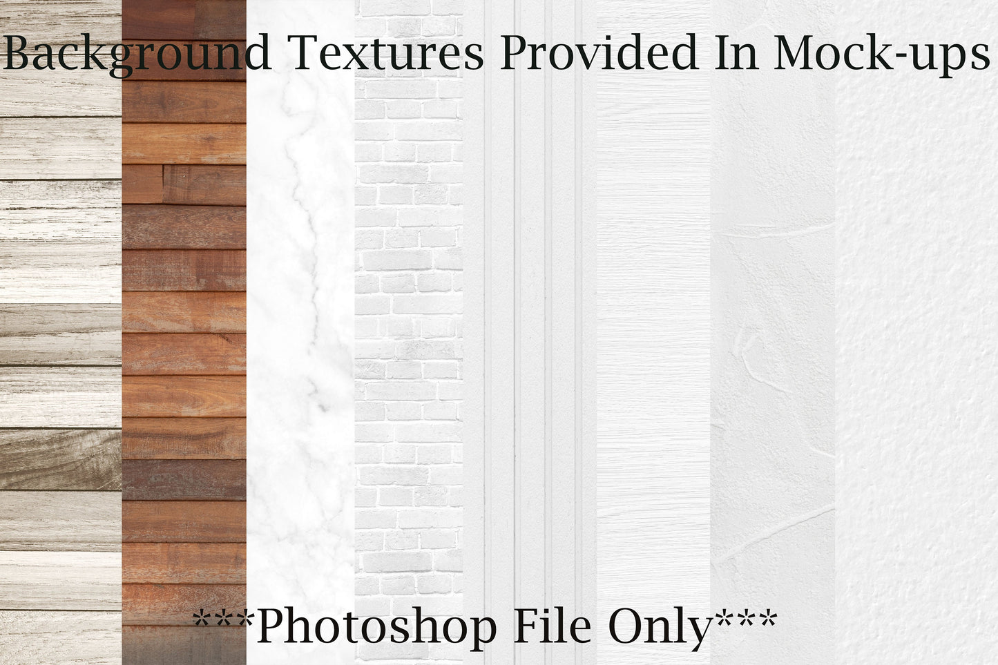 Seven Fat Quarters Folded Fabric Mock Ups, Realistic Mockup for Photoshop and Procreate