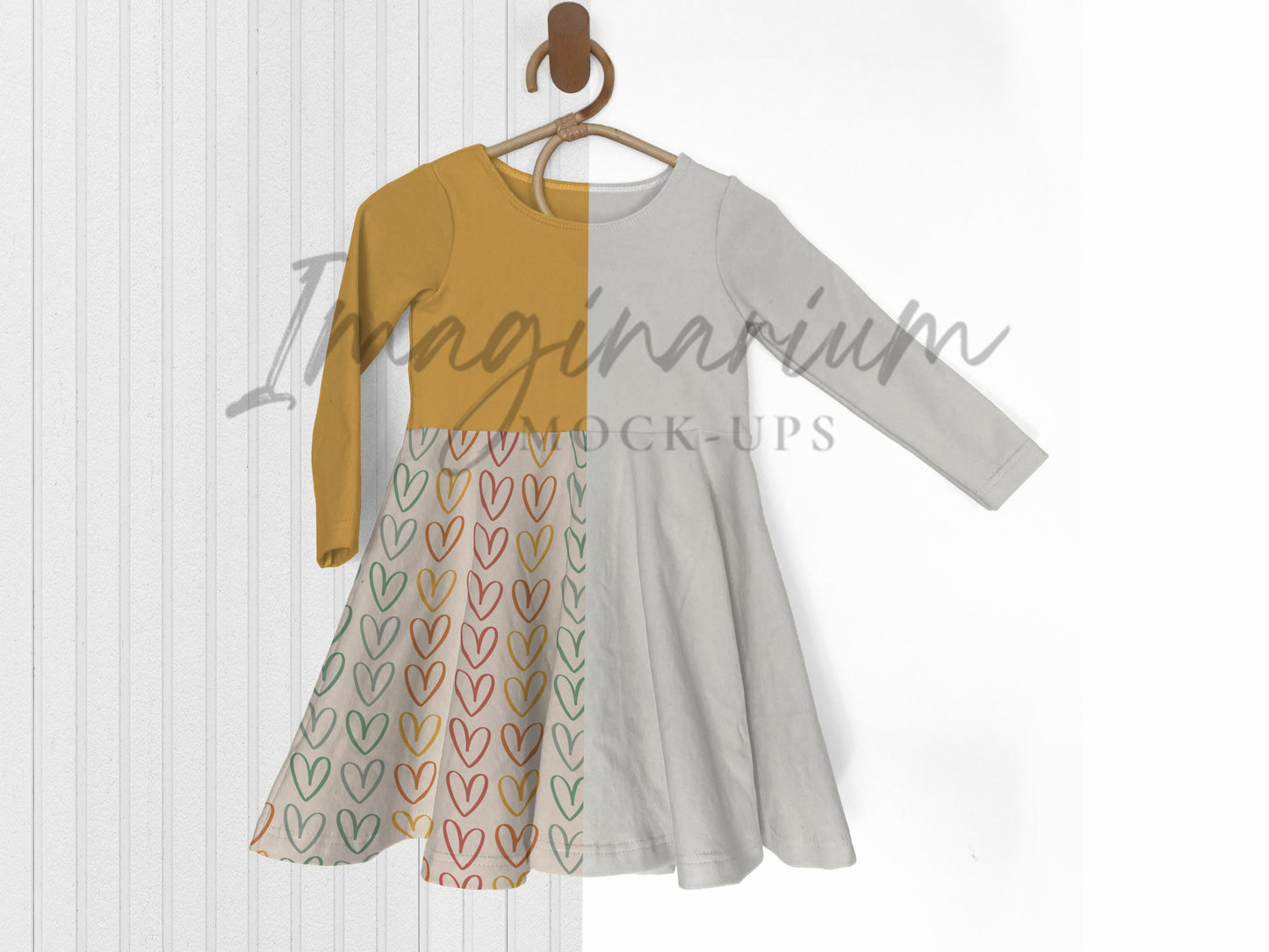 BUNDLE Melanie Circle Skirt Dress Mockup, Realistic Clothing Mock Up for Photoshop and Procreate