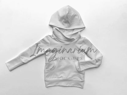 Grow With Me Color Block Hoodie Hooded Sweatshirt Mock Up, Realistic Clothing Mockup for Photoshop and Procreate